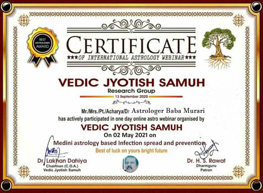 Astrologer Baba Murari +91-9815006583
